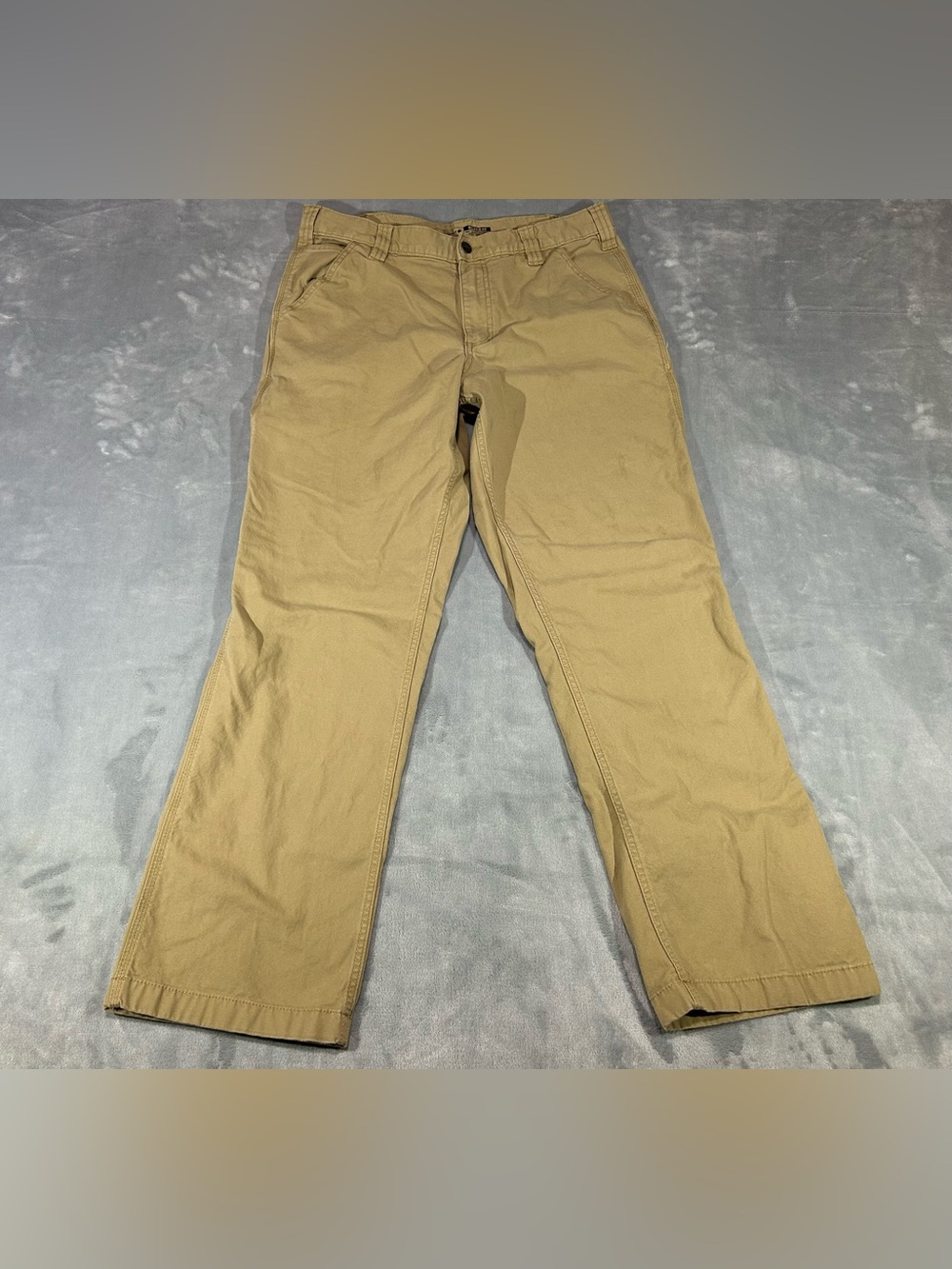 Carhartt Men Cargo Relaxed Fit Work Pants-34x32 Khaki
